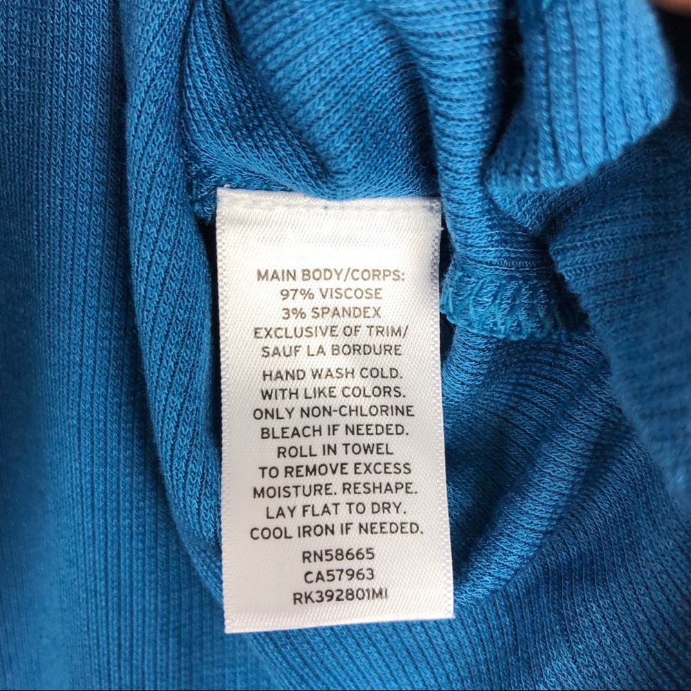 Abound From Nordstrom Long Sleeve Top Size S Blue - Picture 6 of 6